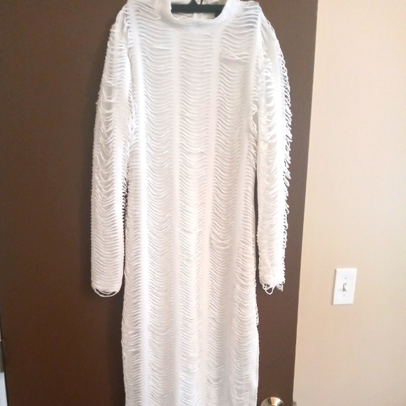 Textured Fabric Dress - Picture 2 of 6